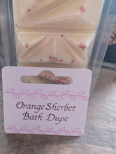 Load image into Gallery viewer, Orange sherbet Scented Wax Melts -Geode Clamshell