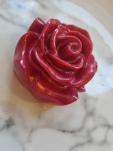 Load image into Gallery viewer, Handmade Resin Rose Keepsake – Custom Colour Mini Rose Ornament (5cm)