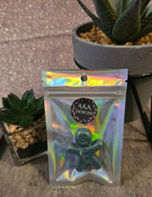 Load image into Gallery viewer, Gingerbread Man Wax Melt – 9g Handmade Soy Wax | Festive Christmas Scent | Holographic Gift Bag | Ready Made or Made to Order