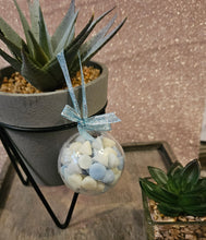 Load image into Gallery viewer, Wax Melt Bauble – Festive 5cm Christmas Decoration Filled with 28g Wax Melt Scoopies | Scented Gift | Holiday Home Fragrance | Handmade Gift Idea