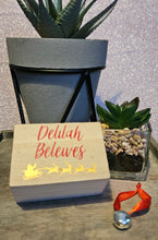 Load image into Gallery viewer, Personalized “Believes” Polar Express Bell Gift Box | Christmas Keepsake | Magical Bell Gift | Holiday Gift for Kids & Adults