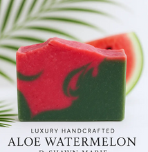 Load image into Gallery viewer, Aloe Watermelon Soap Bar (100g) – Handmade Vegan Fruity Soap image 0