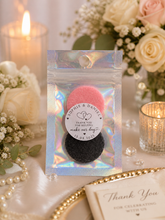 Load image into Gallery viewer, Personalised Hoover Disc Wedding Favours | Holographic Bag Favours | Custom Event Favours