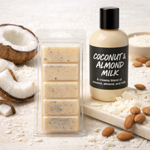 Load image into Gallery viewer, Coconut & Almond Milk Wax Melt Clamshell | 50g