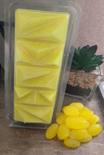 Load image into Gallery viewer, Sherbet Lemon Scented Wax Melts -Geode Clamshell