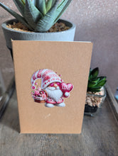 Load image into Gallery viewer, Valentine Gonk A6 Lined Notebook | Cute Gnome Mini Pocket Notebook