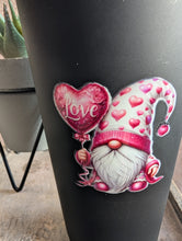 Load image into Gallery viewer, Valentine’s Gonk 24oz Cold Cup – Frosted White or Matte Black | 4 Designs Available | Reusable Tumbler with Lid & Straw