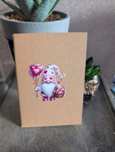 Load image into Gallery viewer, Valentine Gonk A6 Lined Notebook | Cute Gnome Mini Pocket Notebook