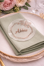 Load image into Gallery viewer, Personalised Acrylic Wedding Place Names – 7.5cm