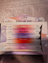Load image into Gallery viewer, Floral Incense Sticks Gift Pack – 6 Scents | 20 Sticks | Lavender, Rose, Violet, Frangipani & More | Relaxing Home Fragrance