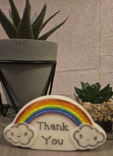 Load image into Gallery viewer, Rainbow thank you soy wax melt - scent Of your choice. gifts for her, gifts for him, thank you gift