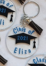 Load image into Gallery viewer, Class of 2025 Keyring β Personalised Graduation Gift β School Leaver Gift β Uni & College Graduation β Custom Year β Bulk Available