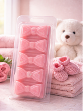 Load image into Gallery viewer, Talco rosa Scented Wax Melts -bow Clamshell