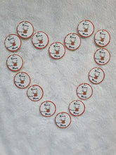 Load image into Gallery viewer, Personalized To/From Stickers - Green with Cute Reindeer Design