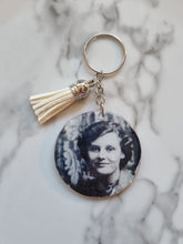 Load image into Gallery viewer, Personalized Photo Keyring – Double-Sided or Message on Back – Custom Gift