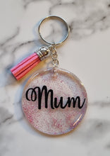 Load image into Gallery viewer, Personalized Glitter Keyring