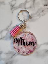 Load image into Gallery viewer, Personalized Glitter Keyring