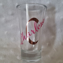 Load image into Gallery viewer, Personalized Shot Glass – Custom Name, Initial or number
