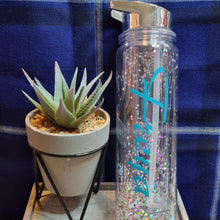 Load image into Gallery viewer, Personalized water bottle - glitter