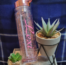 Load image into Gallery viewer, Personalized water bottle - glitter