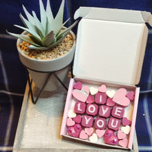 Load image into Gallery viewer, “I Love You” Wax Melt Gift Box – Customizable Handmade Wax Melt Set