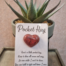 Load image into Gallery viewer, Pocket Hug Resin Heart Ornament with Poem – Thoughtful Gift for Loved Ones