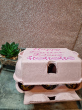 Load image into Gallery viewer, Personalized Easter Egg Carton β Custom Gift Box β Filled with 6 Cadbury Creme Eggs