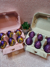 Load image into Gallery viewer, Personalized Easter Egg Carton β Custom Gift Box β Filled with 6 Cadbury Creme Eggs