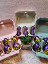 Load image into Gallery viewer, Personalized Easter Egg Carton β Custom Gift Box β Filled with 6 Cadbury Creme Eggs