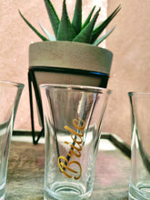Load image into Gallery viewer, Bridal Party Shot Glass โ Custom Wording, Roles & Bulk Discount Available