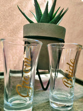 Load image into Gallery viewer, Bridal Party Shot Glass โ Custom Wording, Roles & Bulk Discount Available