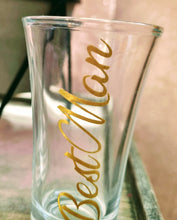 Load image into Gallery viewer, Bridal Party Shot Glass โ Custom Wording, Roles & Bulk Discount Available