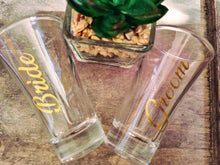 Load image into Gallery viewer, Bridal Party Shot Glass โ Custom Wording, Roles & Bulk Discount Available