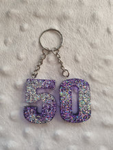 Load image into Gallery viewer, Double Number keyring