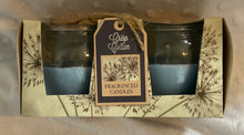 Load image into Gallery viewer, Glass candle 2pack - crisp cotton