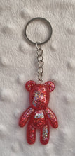 Load image into Gallery viewer, Resin teddy bear keyring