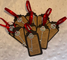 Load image into Gallery viewer, Vintage Santa Magic Key – Handmade Christmas Eve Keepsake | Santa’s Magic Key with Poem Tag | Christmas Tradition for Kids