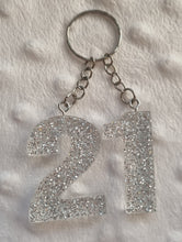Load image into Gallery viewer, Double Number keyring
