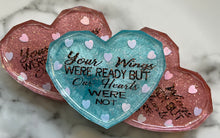 Load image into Gallery viewer, Resin Memorial Heart Keepsake – Baby Loss & Loved Ones Tribute