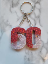 Load image into Gallery viewer, Double Number keyring