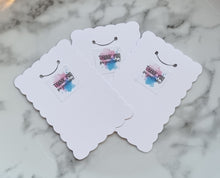 Load image into Gallery viewer, Keyring Backing Cards | Personalised Logo Display Cards | Black, White, or Brown