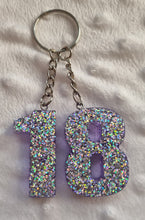 Load image into Gallery viewer, Double Number keyring