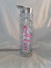 Load image into Gallery viewer, Personalized water bottle - glitter