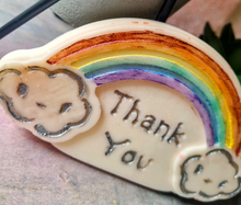 Load image into Gallery viewer, Rainbow thank you soy wax melt - scent Of your choice. gifts for her, gifts for him, thank you gift