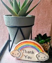Load image into Gallery viewer, Rainbow thank you soy wax melt - scent Of your choice. gifts for her, gifts for him, thank you gift