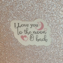 Load image into Gallery viewer, Valentine Sticker Pack – 17 Handmade Vinyl Stickers | Planner & Gift Stickers