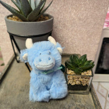 Load image into Gallery viewer, Mini Highland Cow Soft Toy – 11cm Plush Teddy | Gift Boxed Cute Cow Gift
