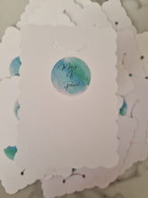 Load image into Gallery viewer, Keyring Backing Cards | Personalised Logo Display Cards | Black, White, or Brown
