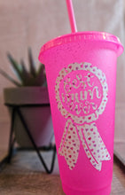 Load image into Gallery viewer, 24oz Cold Cup with Medal Design – Best Mum Ever | Customizable Gift for Mum
