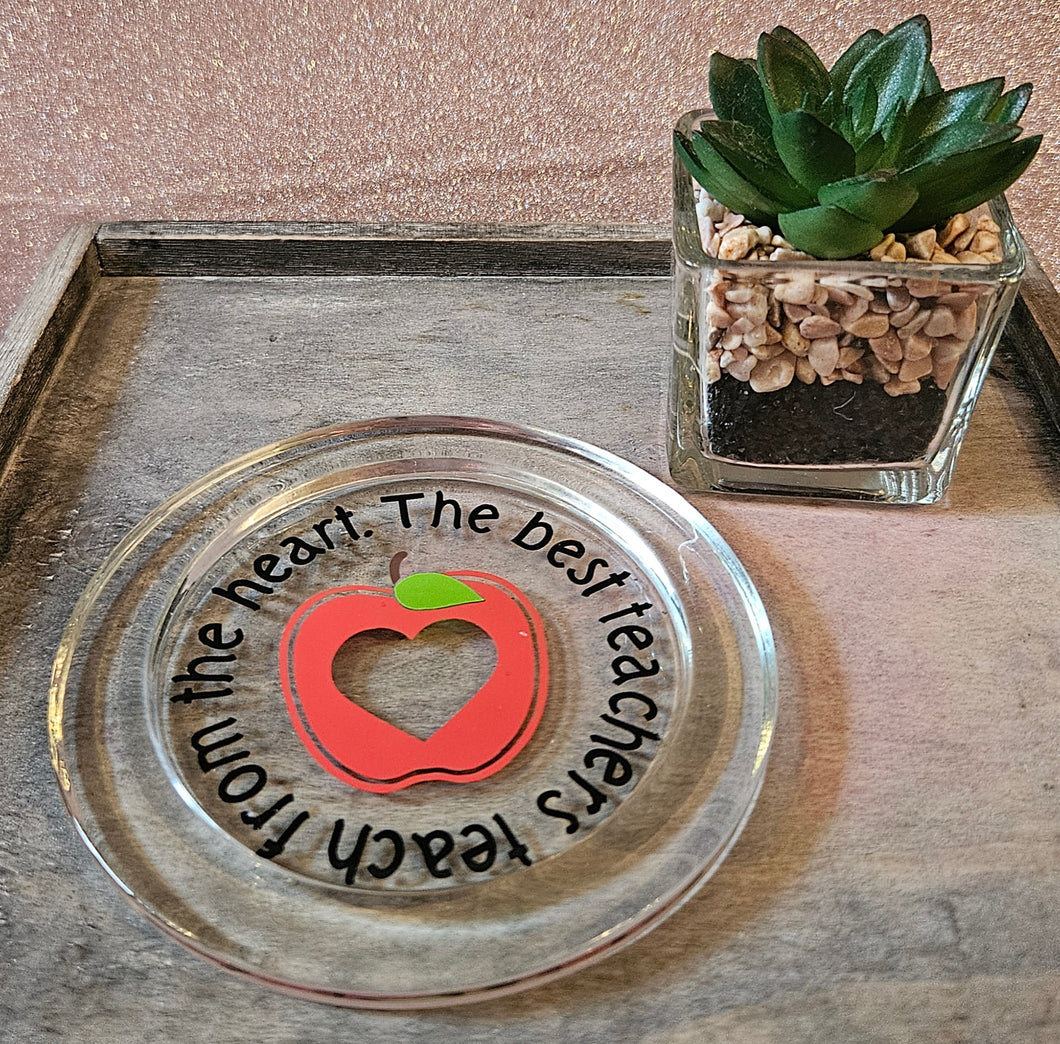 Personalized glass coaster